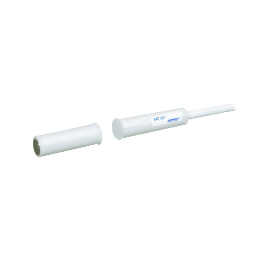 MC 347-10 Alarmtech MC 347-10 Contact magnétique encastré, 2 x NC, Câble 10m